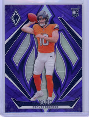 2024 Panini Phoenix Purple Bo Nix RC
