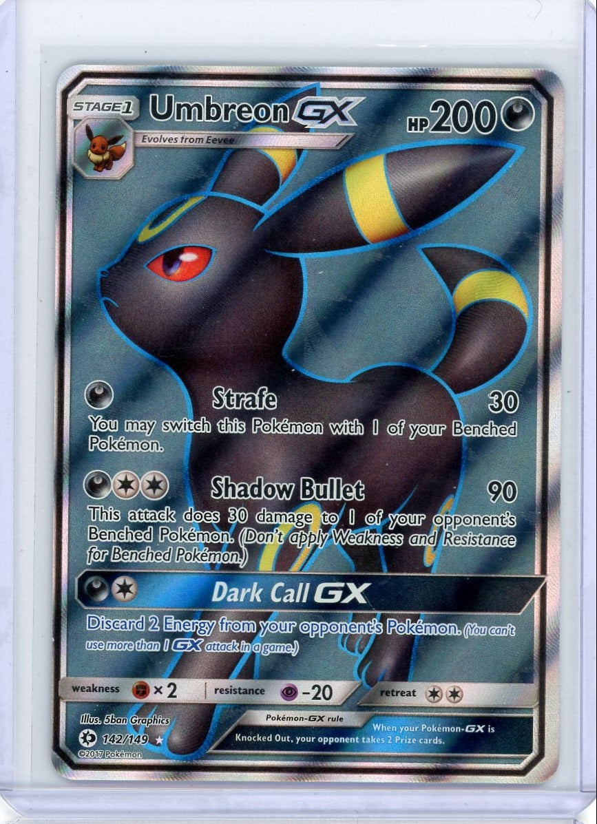 Umbreon GX 2017 Pokemon Sun & Moon Full-Art #142/149