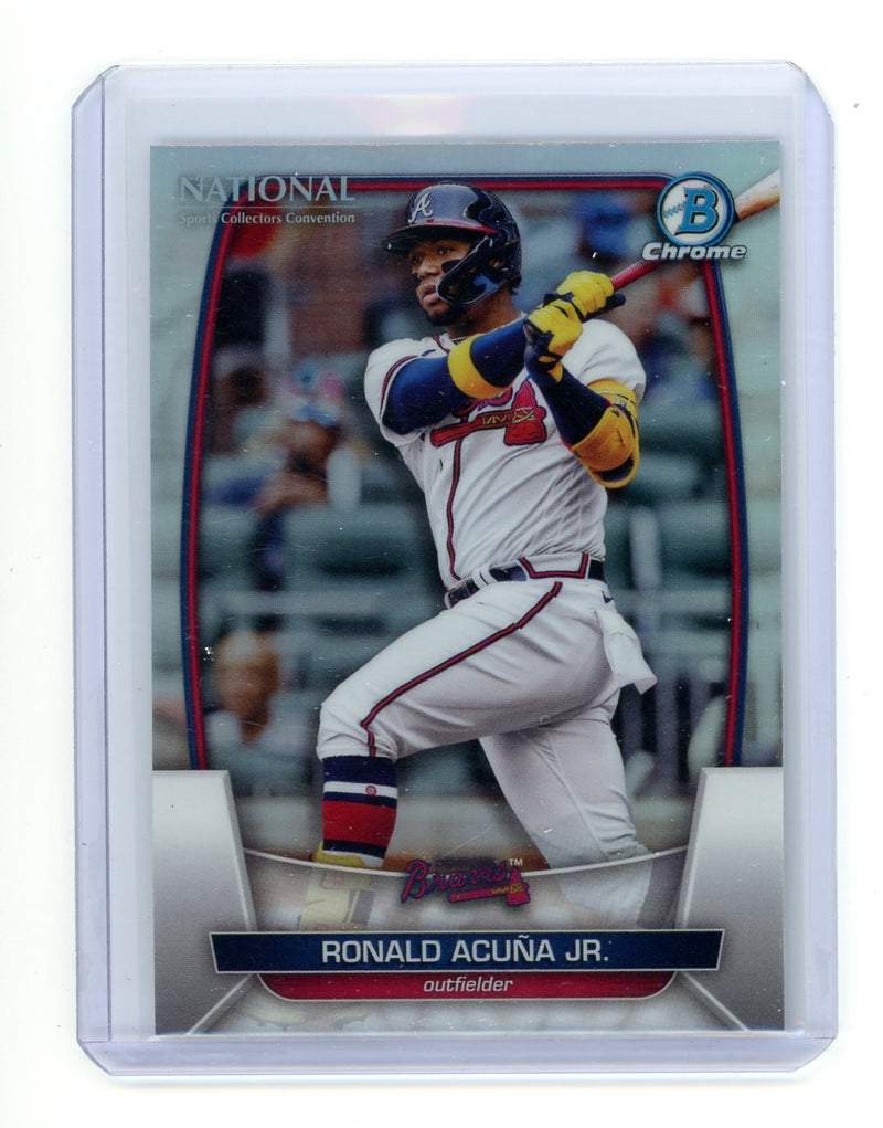 Ronald Acuna Jr. 2023 Bowman Chrome National Convention