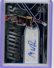 2021-22 Panini Spectra Catalysts Signatures Metta World Peace 48/99