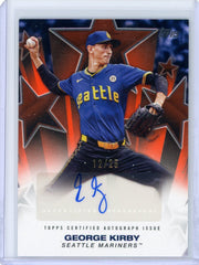 George Kirby 2025 Topps Series 2 Baseball Stars Auto Orange #'d 12/25