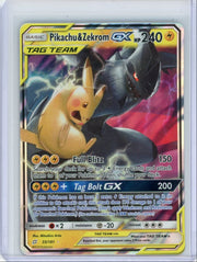 Pikachu & Zekrom GX Tag Team 2019 Pokemon Team Up #33/181