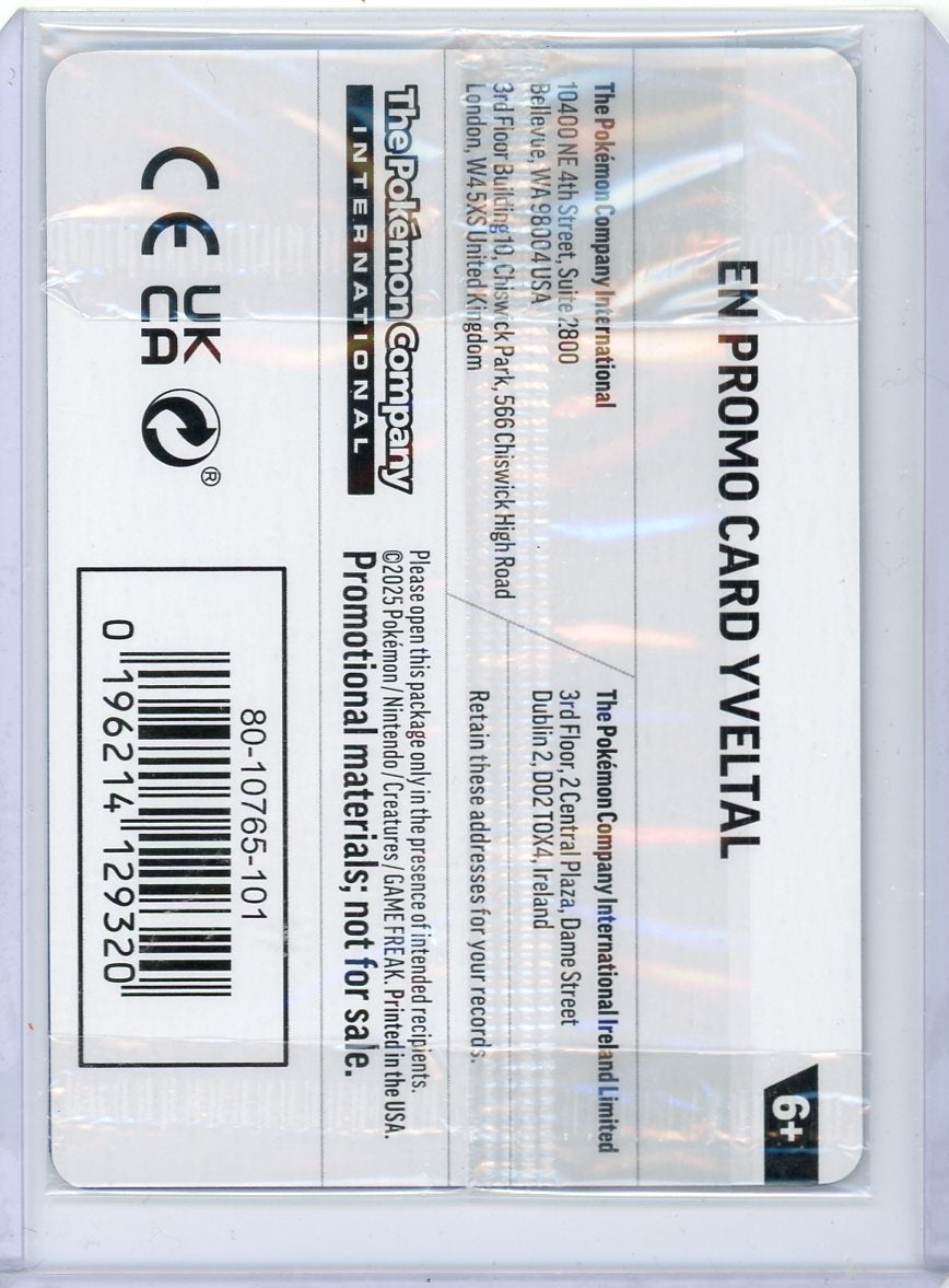 Yveltal 2025 Pokemon Mega Evolution Game Stop Promo #088/132 (sealed)