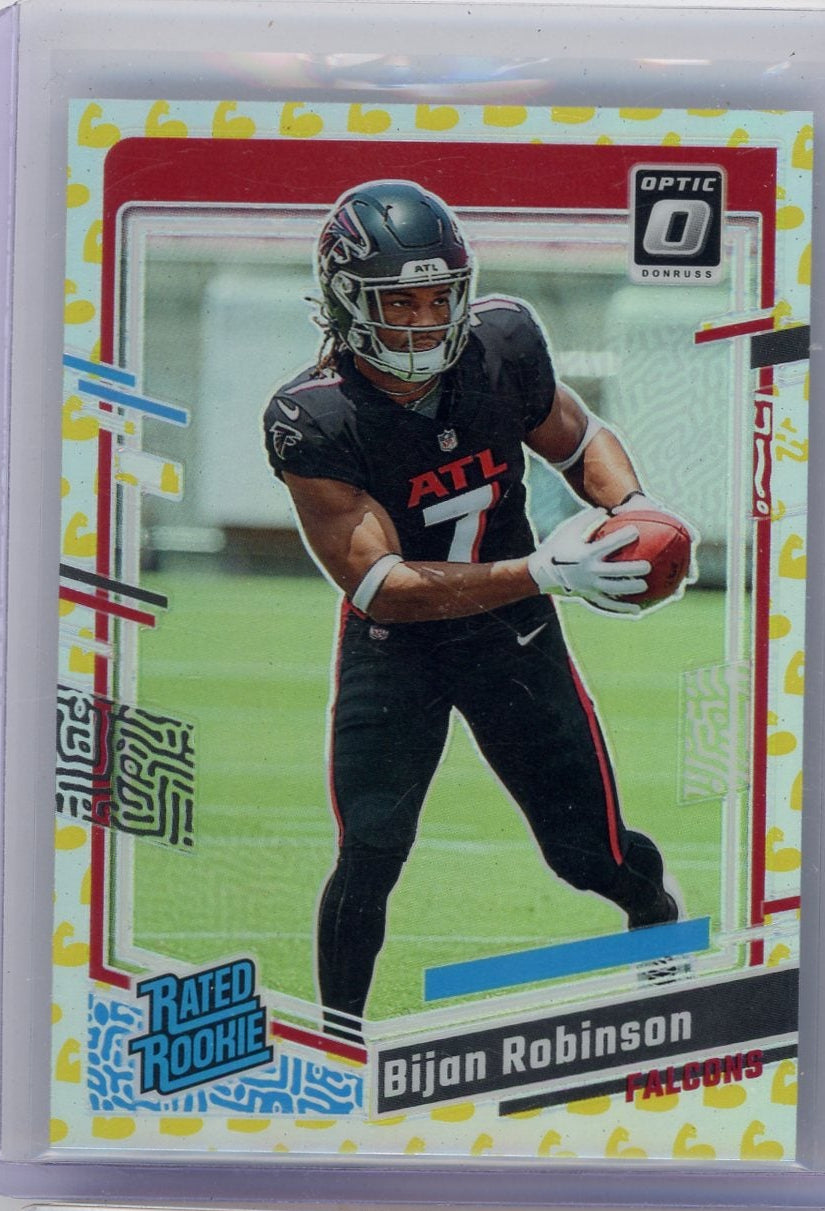 Bijan Robinson 2023 Panini Donruss Optic Rated Rookie Flex #'d 073/149