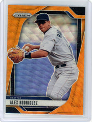 Alex Rodriguez 2025 Panini Prizm Orange Wave Prizm #'d 13/49