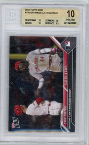 2023 Topps Now Shohei Ohtani & Elly De La Cruz BGS 10 Pristine
