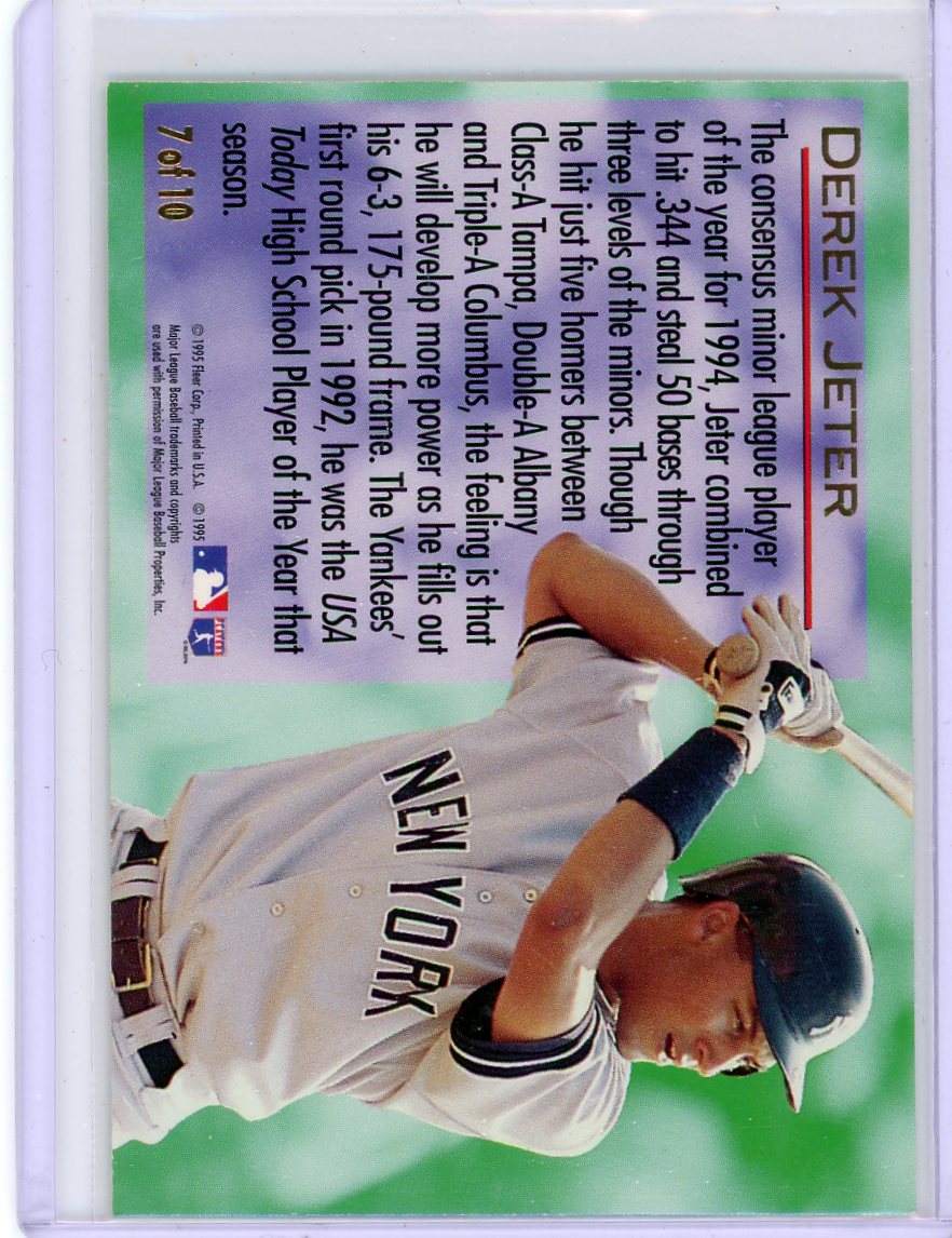 Derek Jeter 1995 Fleer Ultra Golden Prospect