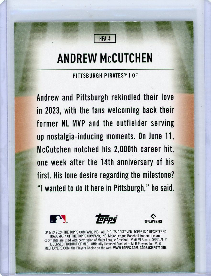 Andrew McCutchen 2024 Topps Home Field Advantage SP
