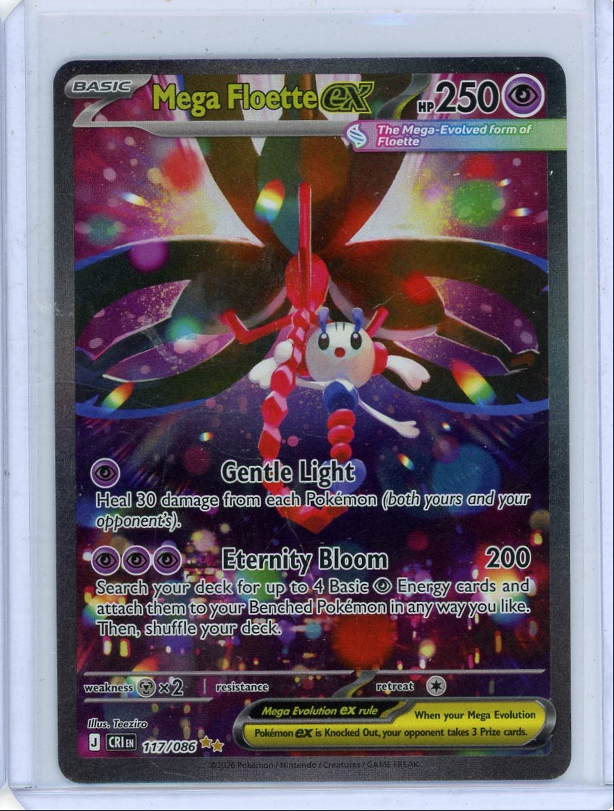 Mega Floette ex Pokémon Chaos Rising Special Illustration Rare #117/086