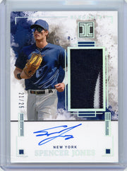 Spencer Jones 2025 Impeccable Elegance Jersey Auto Holo Silver #'d 21/25
