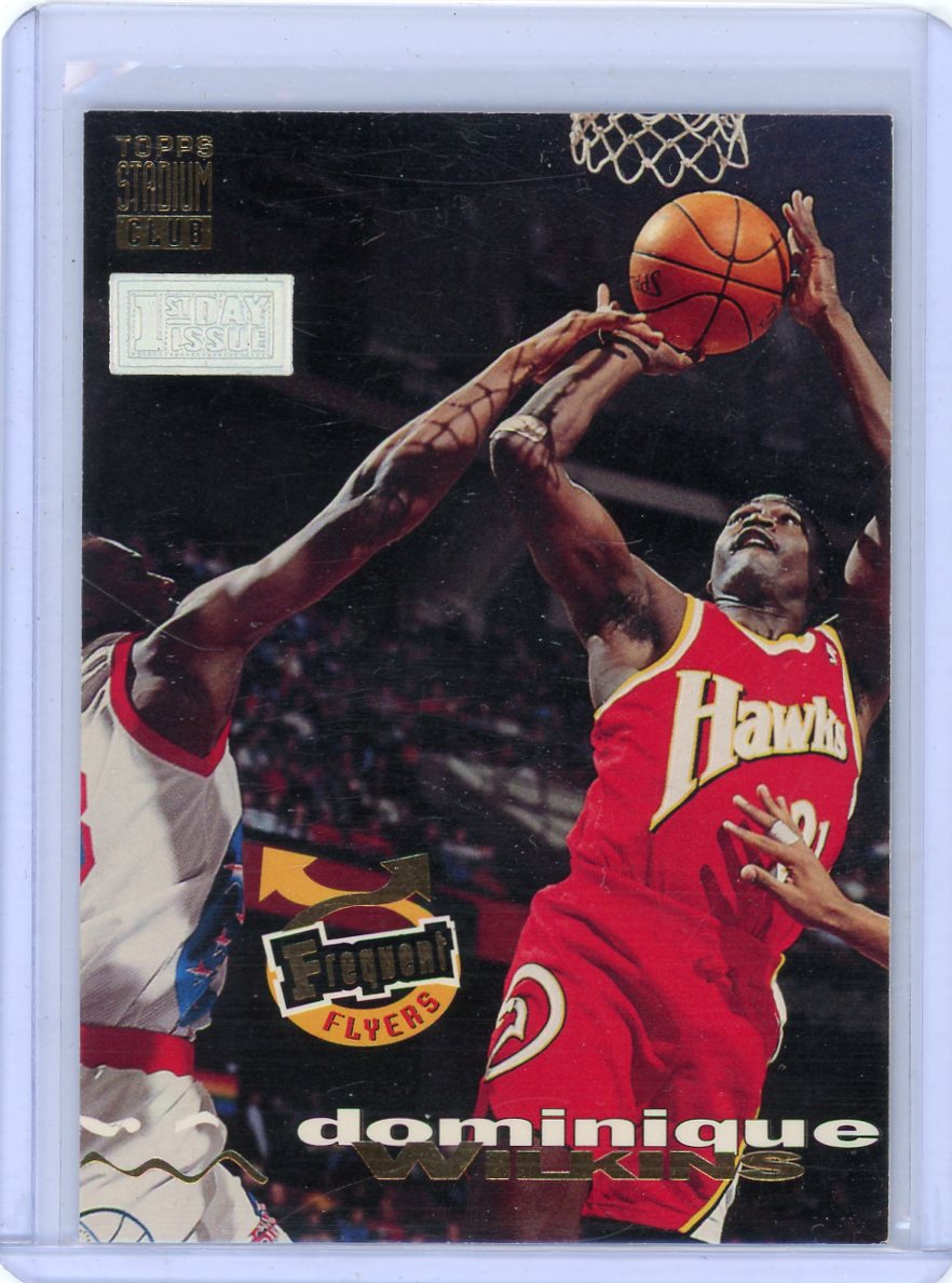 Dominique Wilkins 1993-94 Topps Stadium Club Frequent Flyers 1st Day Issue