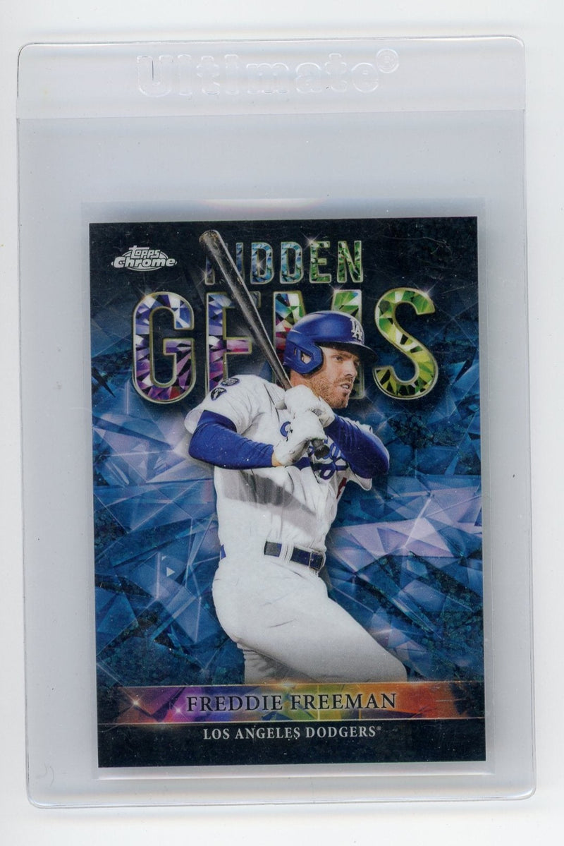 Freddie Freeman 2023 Topps Chrome Hidden Gems SSP