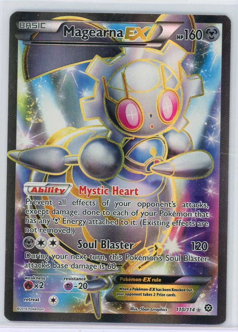 Magearna EX Pokémon Steam Siege Full-Art #110/114 LP