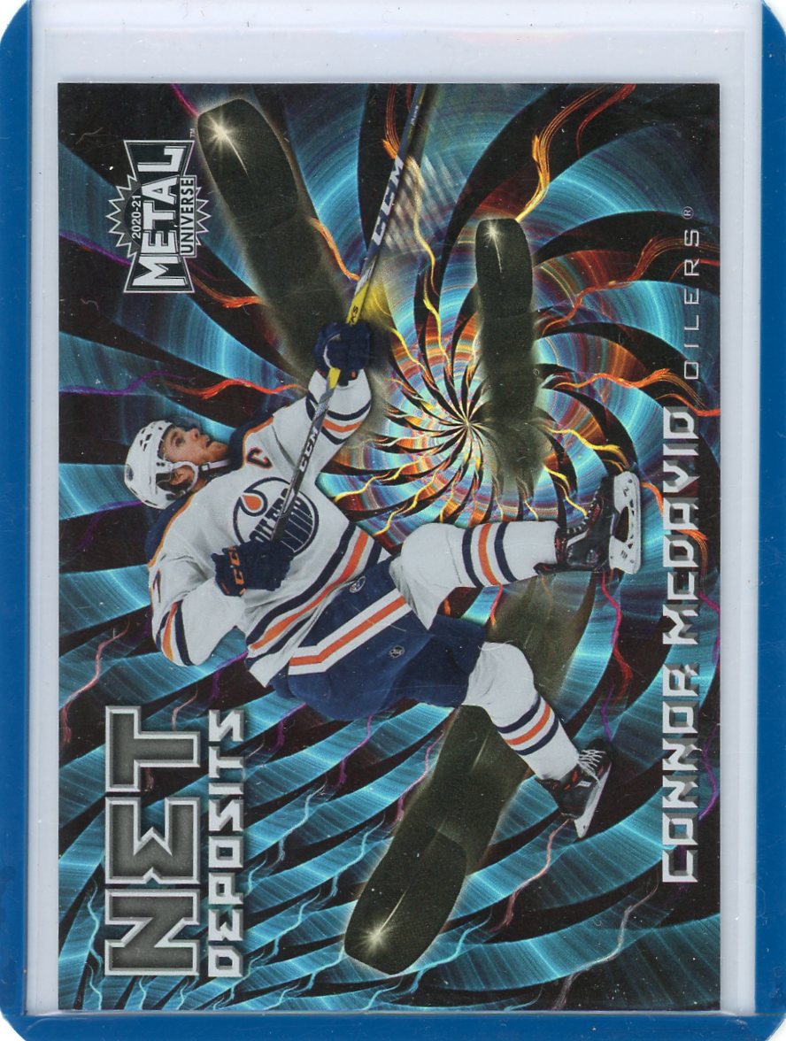 Connor McDavid 2020-21 Metal Universe Net Deposits