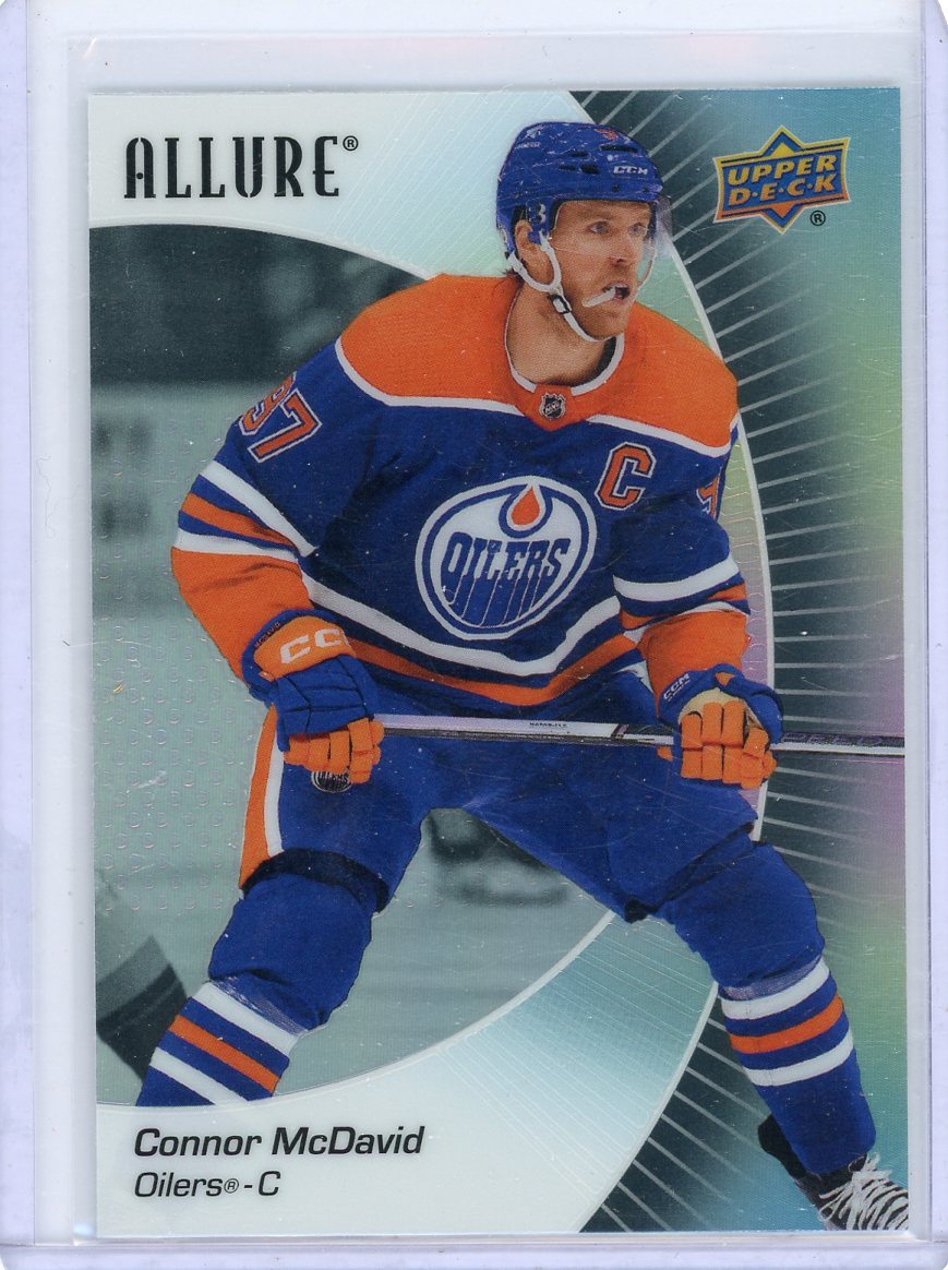 Connor McDavid 2023-24 UD Allure Black Rainbow