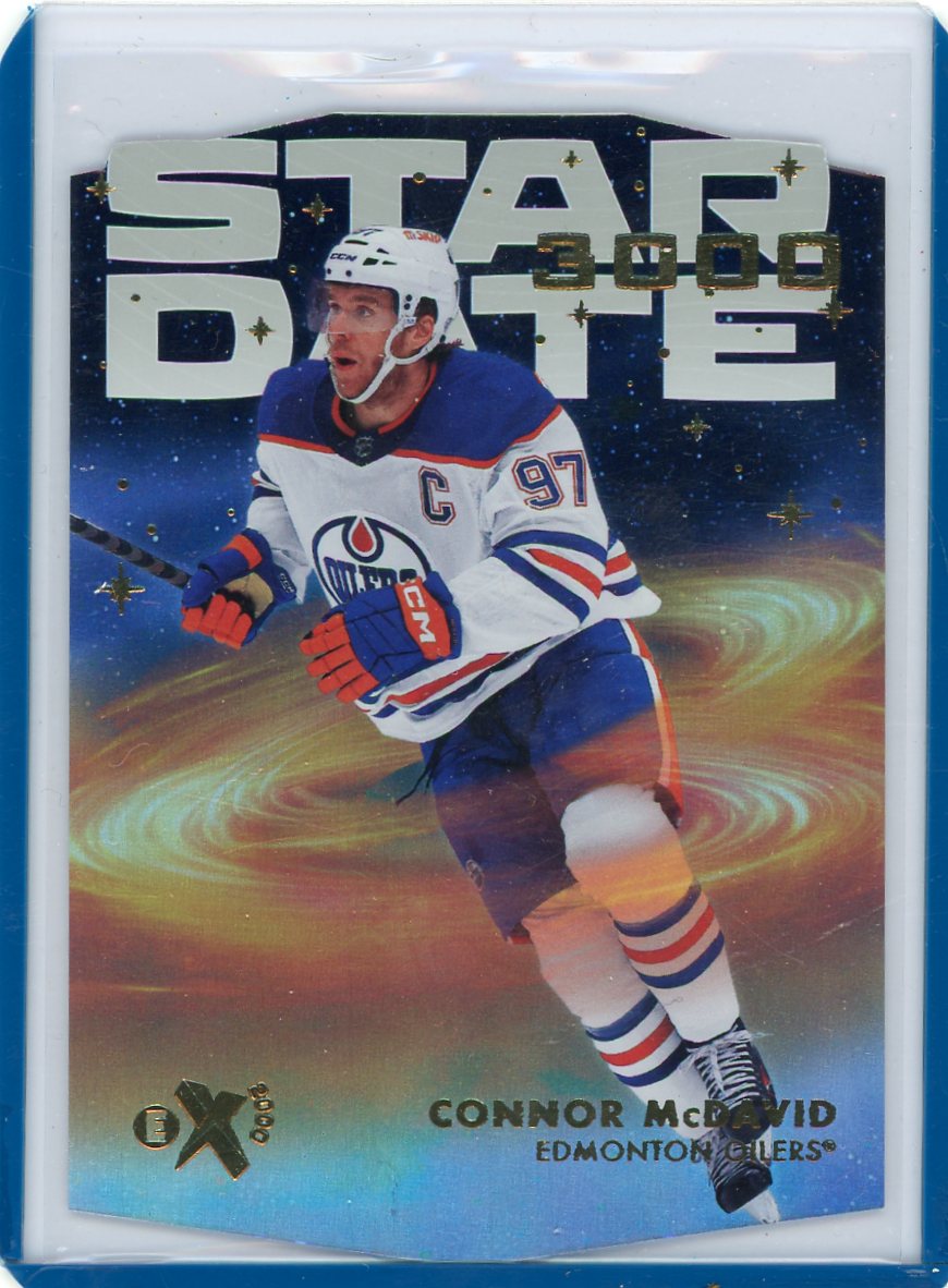 Connor McDavid 2023-24 SkyBox E-X 2000 Star Date 3000