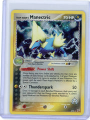Team Aqua's Manectric Pokémon Team Magma vs. Team Aqua Holo #4/95
