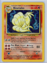 Ninetales 1999 Pokemon Base Set holo #12/102 LP