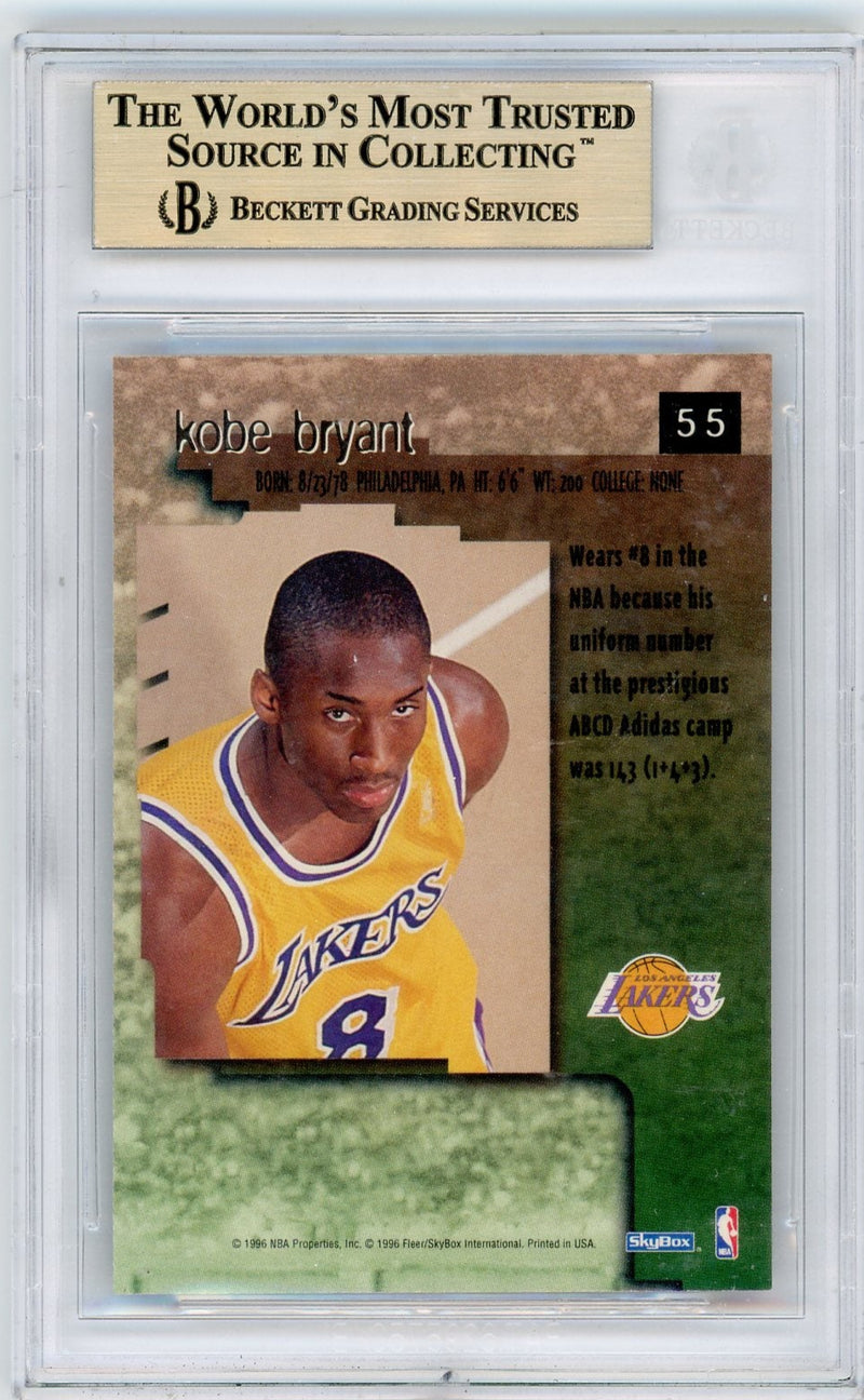 Kobe Bryant 1996-97 Upper Deck Skybox Premium rookie card BGS 9.5
