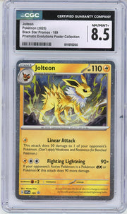Jolteon 2025 Pokemon Black Star Promo #169 CGC 8.5
