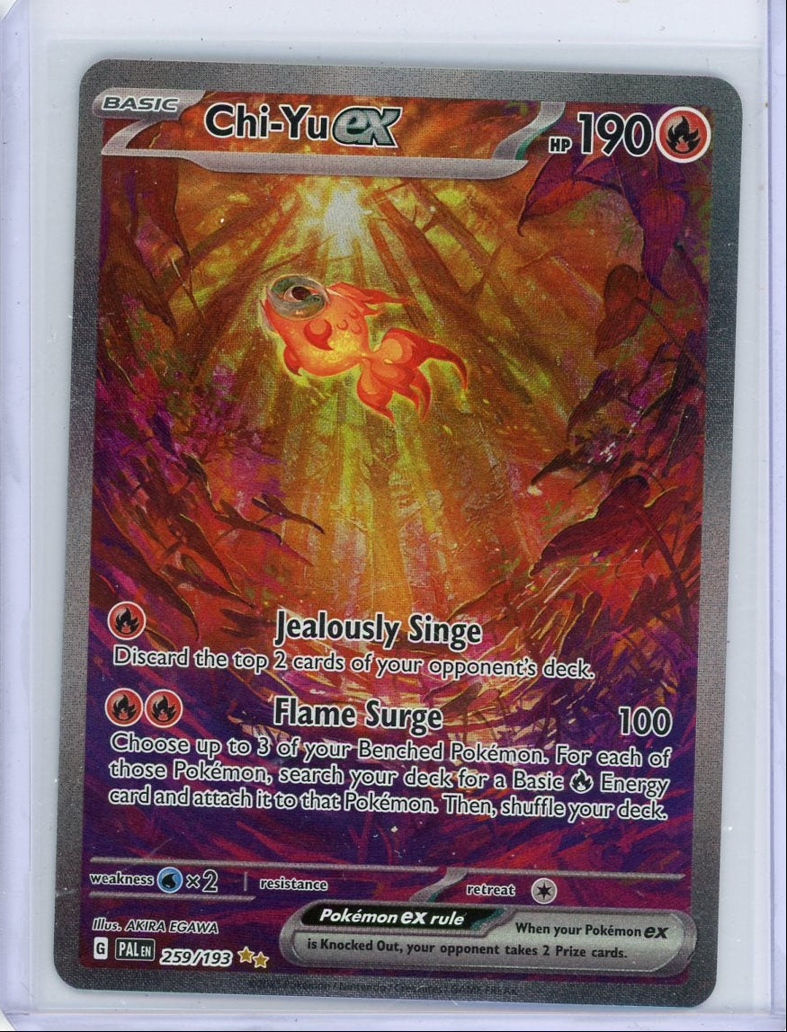 Chi-Yu ex Pokémon Paldea Evolved Special Illustration Rare #259/193
