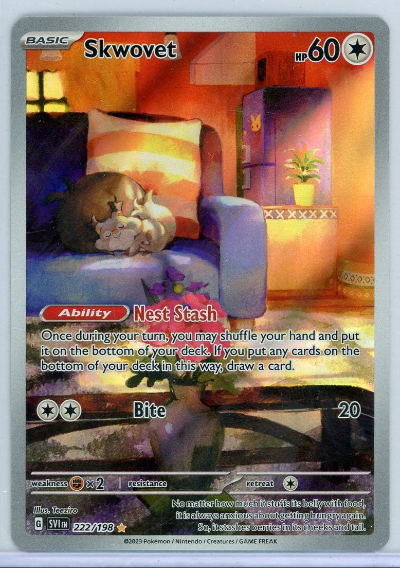 Skwovet 2023 Pokémon Scarlet & Violet Base #222/198