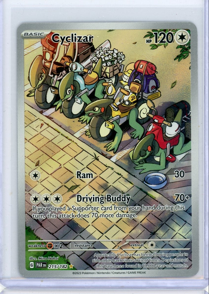 Cyclizar Pokémon Paradox Rift Illustration Rare #215/182