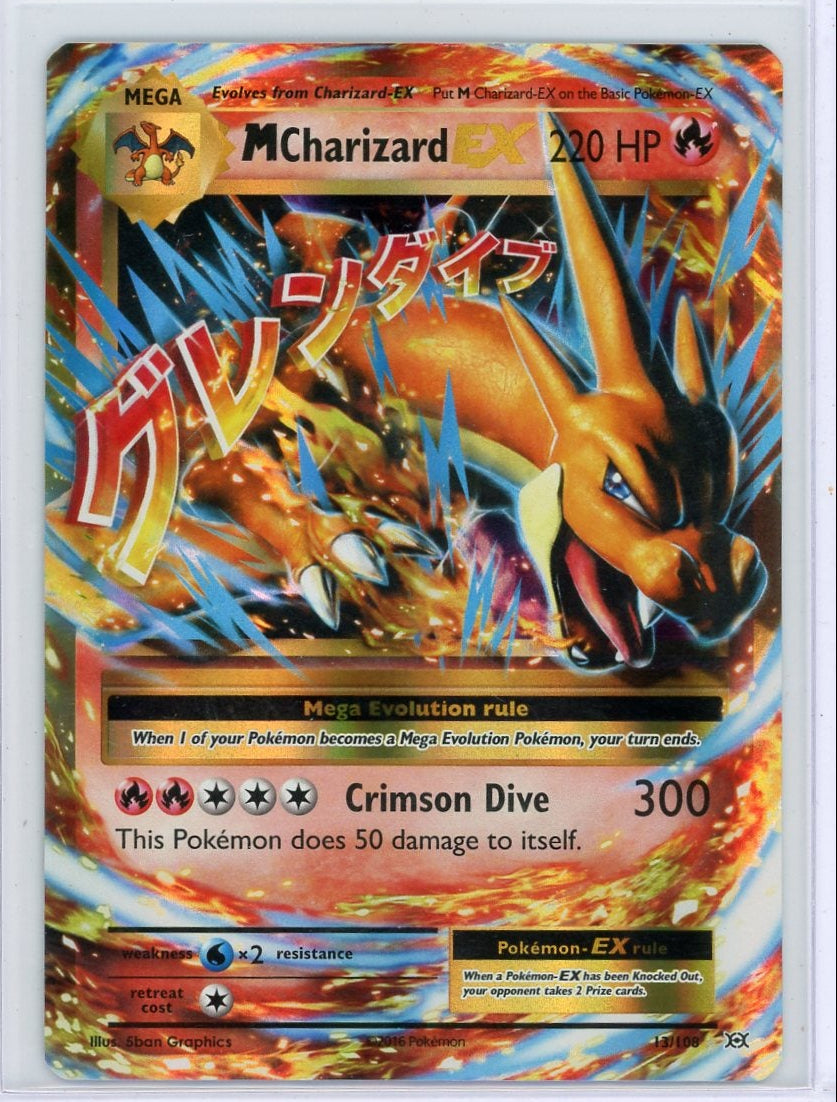 Mega Charizard EX Pokémon Evolutions Ultra-Rare #13/108