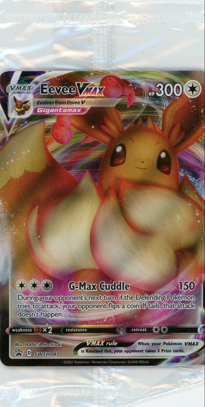 Eevee VMAX Sword & Shield Promo Card #SWSH087 (Sealed)