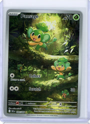 Pansage 2025 Pokemon Black Bolt Illustration rare #089/086