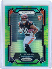 Chase Brown 2023 Panini Prizm Hyper Prizm RC #'d 024/175