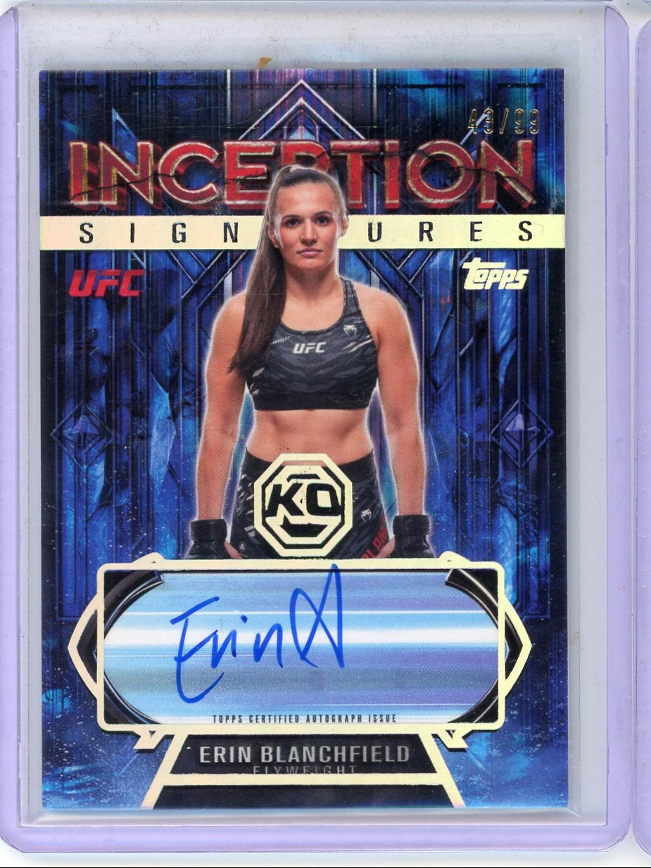 Erin Blanchfield 2026 Topps Inception Signatures #'d 43/99