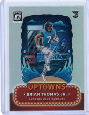 Brian Thomas Jr. 2024 Panini Donruss Optic Uptowns rookie card