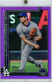 Shohei Ohtani 2025 Topps Series 2 purple holo #'d 091/250