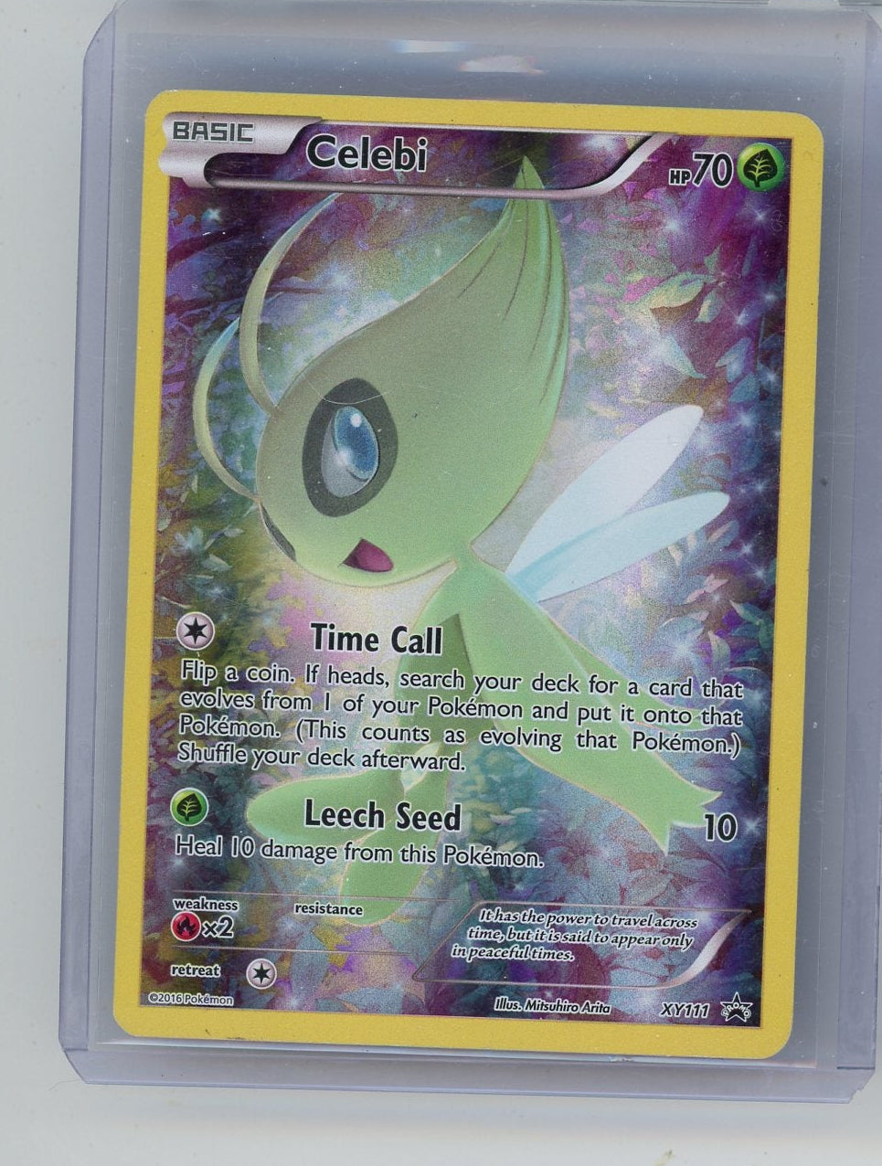 Celebi 2016 Pokemon XY Black Star Promo #XY111 LP
