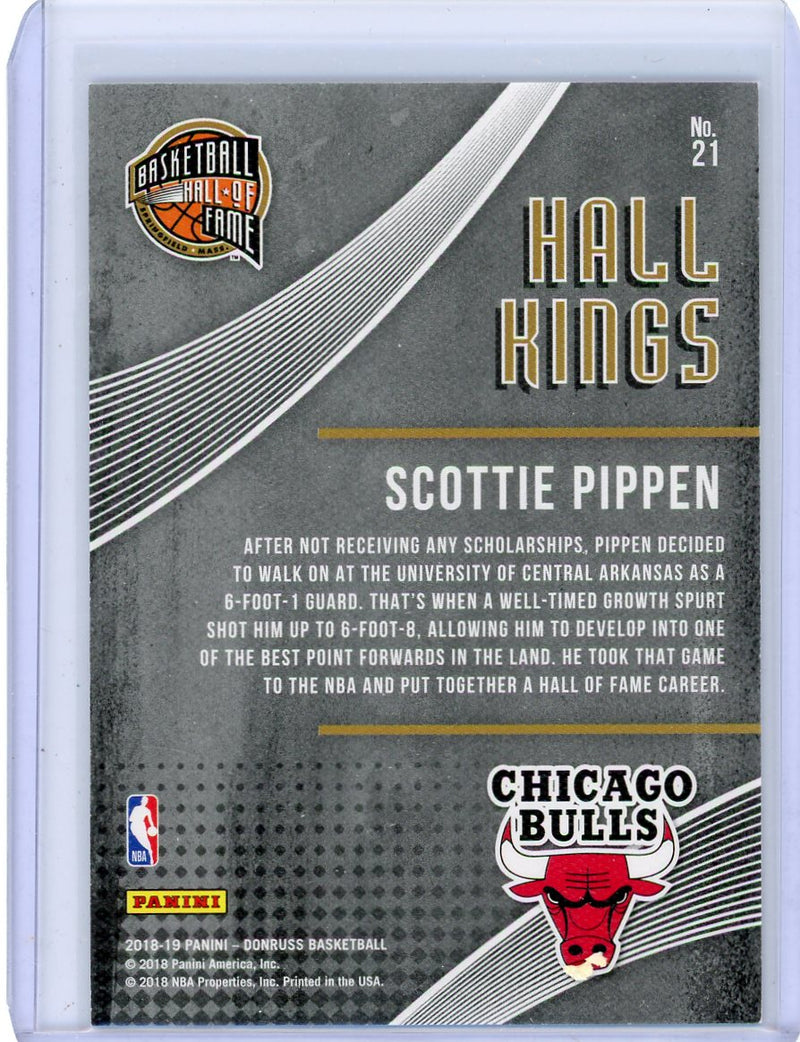 Scottie Pippen 2018-19 Panini Donruss Hall Kings press proof 
