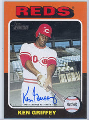 Ken Griffey 2024 Topps Heritage autograph