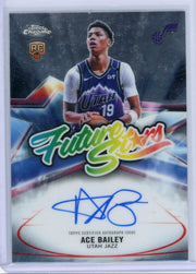 Ace Bailey 2025-26 Topps Chrome Update Future Stars Auto RC