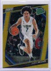 Jared McCain 2023 Panini National VIP Rated Prospect Gold #'d 2/10