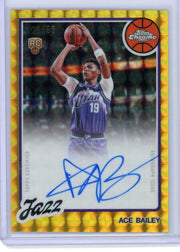 Ace Bailey 2025-26 Topps Chrome Update 1980-81 Autograph RC #'d 28/50