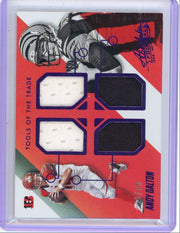 Andy Dalton 2014 Panini Absolute Tools of the Trade quad relic #'d 11/20