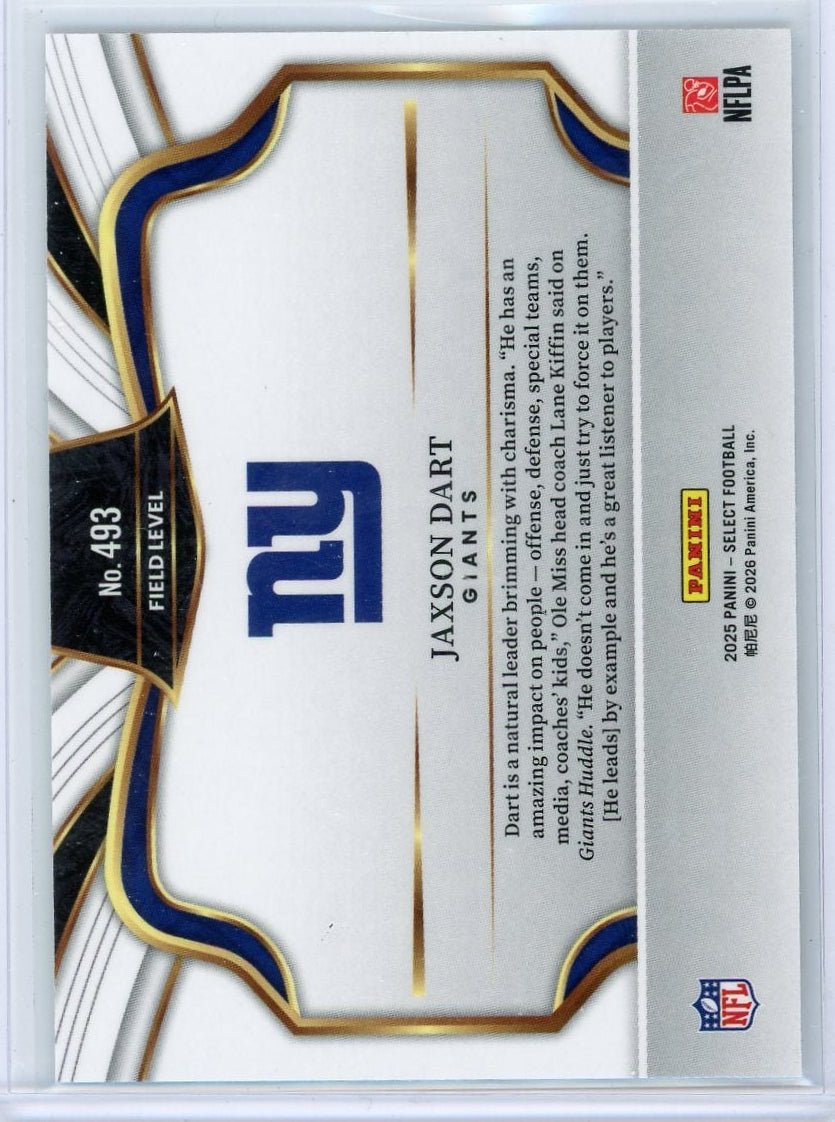 Jaxson Dart 2025 Panini Select Field Level RC