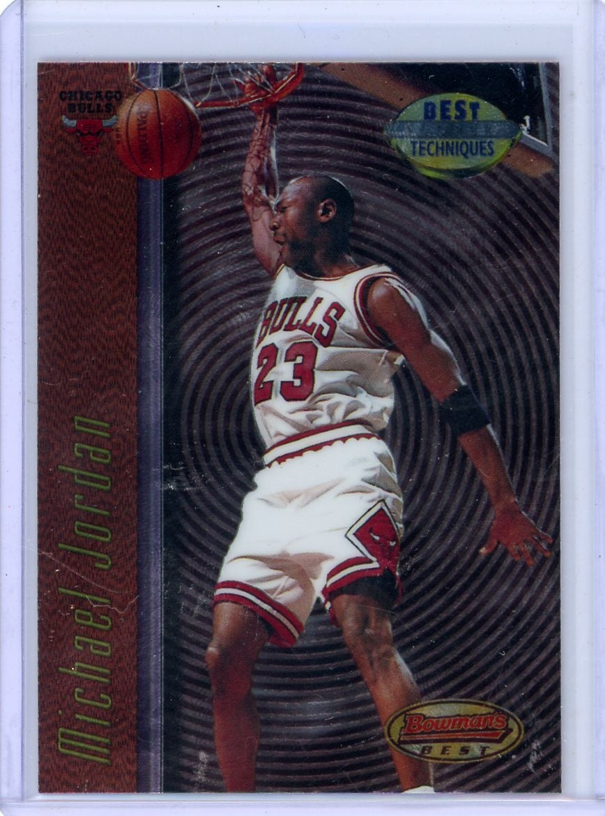 Michael Jordan 1998 Bowman's Best Best Scorer Techniques