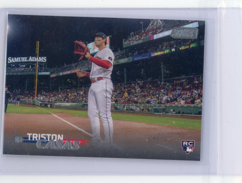 Triston Casas 2023 Topps Stadium Club rookie card