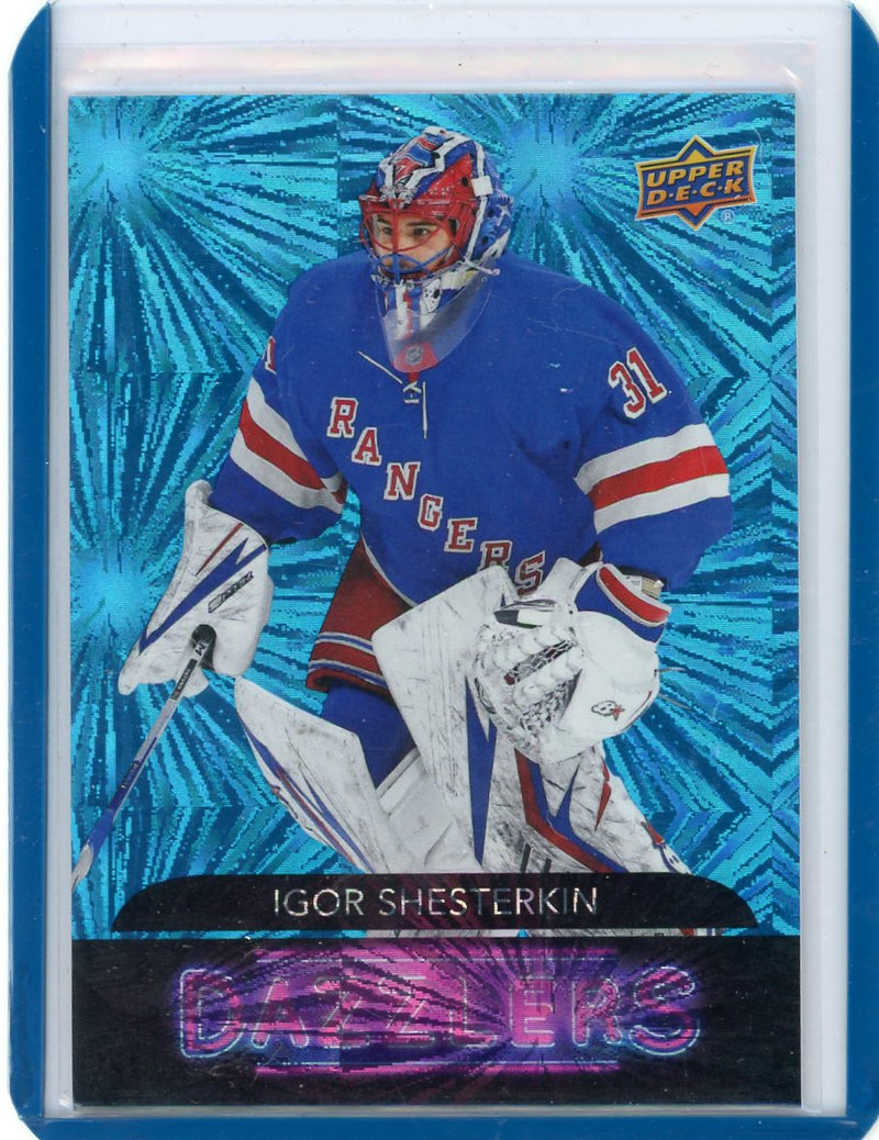 Igor Shesterkin 2020-21 Upper Deck Dazzlers Blue