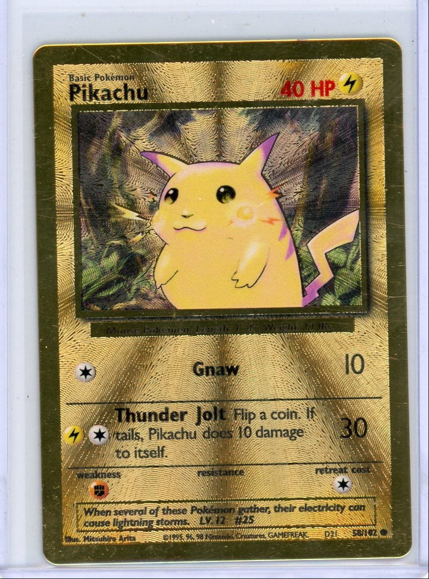 Pikachu Pokémon Celebrations Metal Promo #58/102