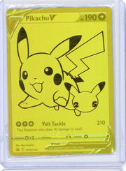 Pikachu V SWSH145 Black Star Promo Celebrations UPC (Sealed)