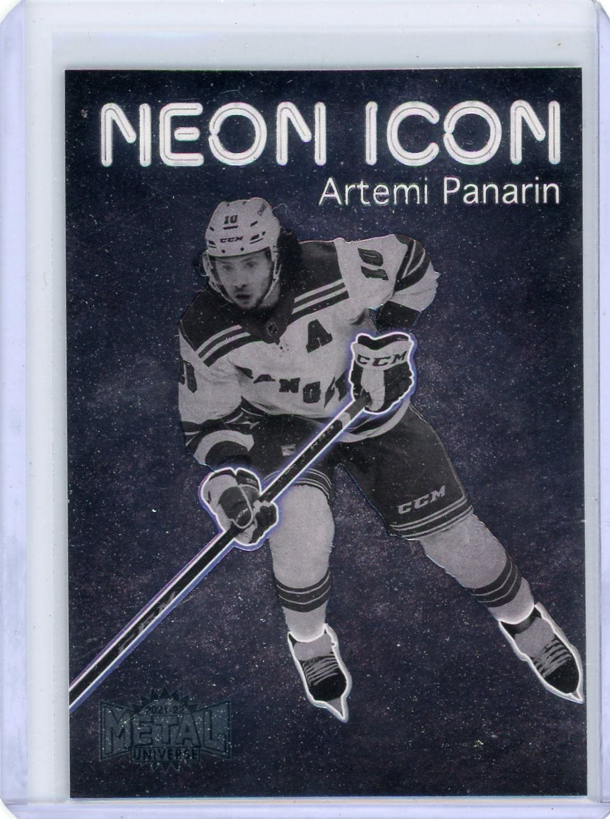 Artemi Panarin 2021-22 Metal Universe Neon Icon