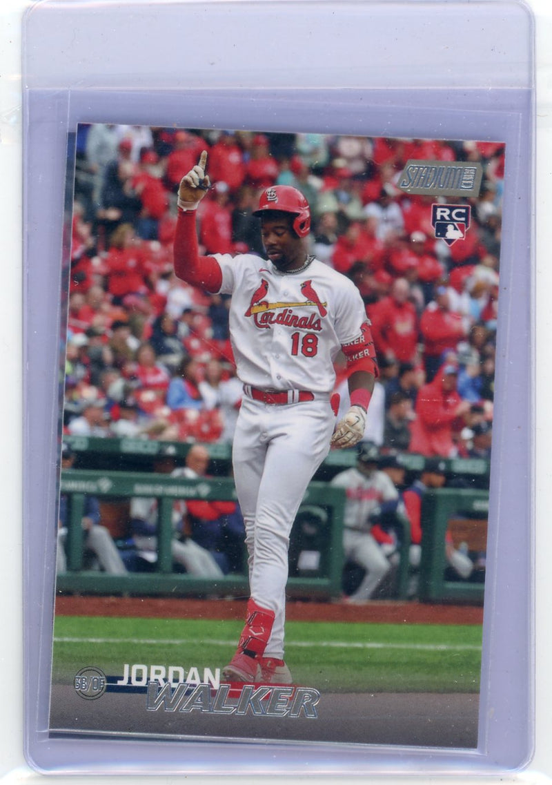 Jordan Walker 2023 Topps Stadium Club rookie card