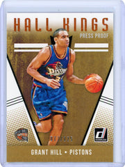 Grant Hill 2018-19 Panini Donruss Hall Kings press proof #'d 077/125